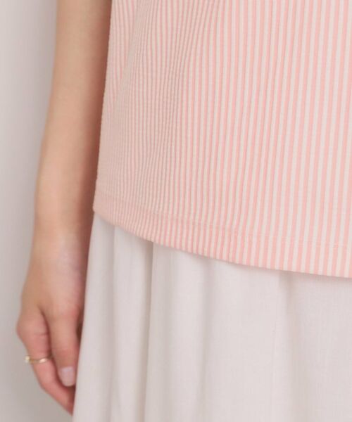 ITS'DEMO / イッツデモ カットソー | カットサッカー袖フリルトップス | 詳細22