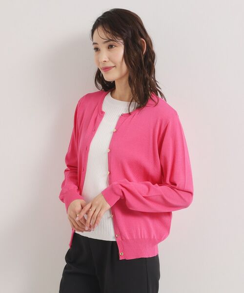 ITS'DEMO / イッツデモ カーディガン・ボレロ | 【UVカット／毛玉防止／手洗い可】クルーネックニットカーディガン | 詳細13