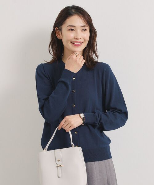 ITS'DEMO / イッツデモ カーディガン・ボレロ | 【UVカット／毛玉防止／手洗い可】クルーネックニットカーディガン | 詳細17