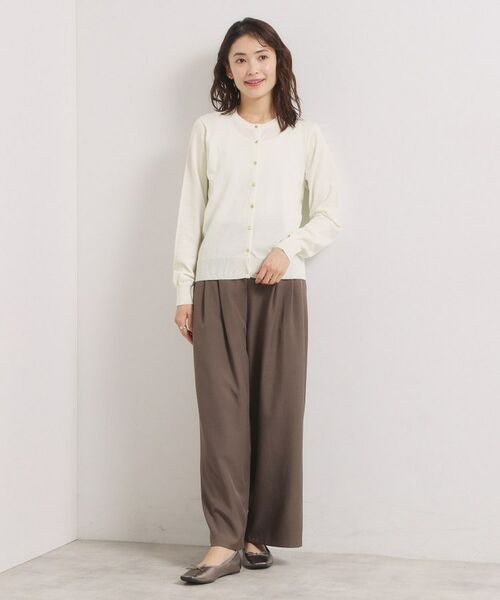 ITS'DEMO / イッツデモ カーディガン・ボレロ | 【UVカット／毛玉防止／手洗い可】クルーネックニットカーディガン | 詳細3