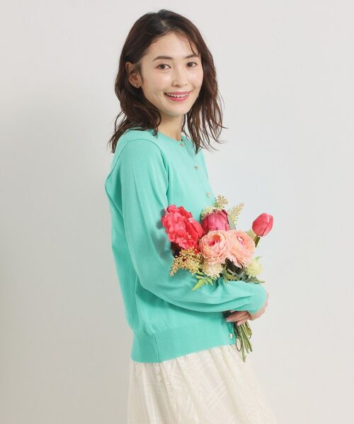 ITS'DEMO / イッツデモ カーディガン・ボレロ | 【UVカット／毛玉防止／手洗い可】クルーネックニットカーディガン | 詳細6