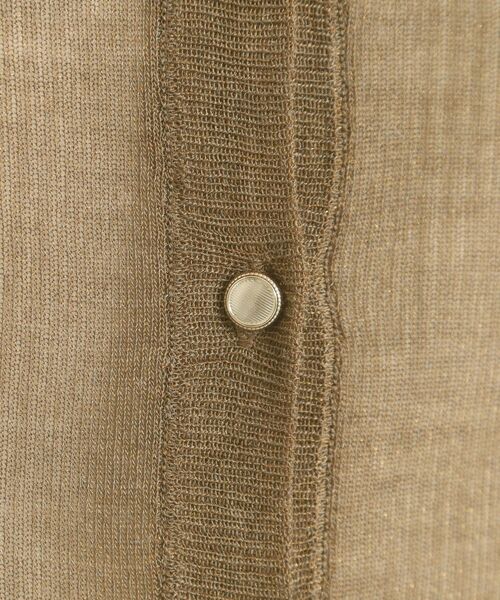 ITS'DEMO / イッツデモ カーディガン・ボレロ | 【手洗い可】ラメニットクルーネックカーディガン | 詳細10