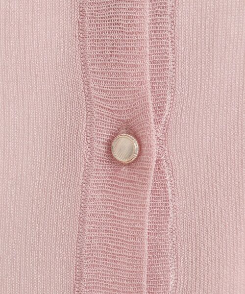 ITS'DEMO / イッツデモ カーディガン・ボレロ | 【手洗い可】ラメニットクルーネックカーディガン | 詳細14