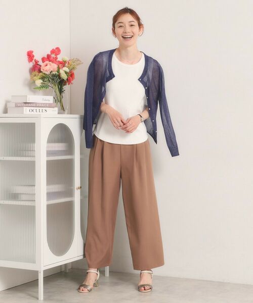 ITS'DEMO / イッツデモ カーディガン・ボレロ | 【手洗い可】ラメニットクルーネックカーディガン | 詳細17