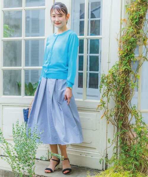 ITS'DEMO / イッツデモ カーディガン・ボレロ | 【手洗い可】ラメニットクルーネックカーディガン | 詳細2