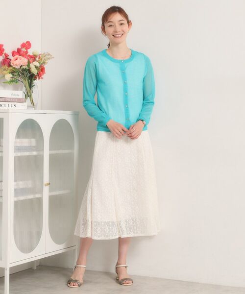 ITS'DEMO / イッツデモ カーディガン・ボレロ | 【手洗い可】ラメニットクルーネックカーディガン | 詳細20