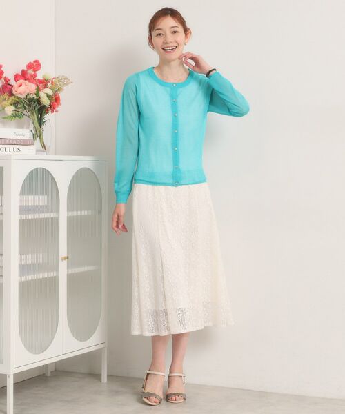 ITS'DEMO / イッツデモ カーディガン・ボレロ | 【手洗い可】ラメニットクルーネックカーディガン | 詳細21