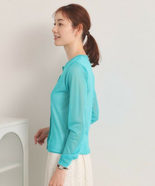 ITS'DEMO / イッツデモ カーディガン・ボレロ | 【手洗い可】ラメニットクルーネックカーディガン | 詳細24