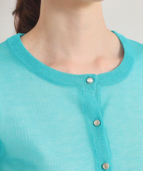 ITS'DEMO / イッツデモ カーディガン・ボレロ | 【手洗い可】ラメニットクルーネックカーディガン | 詳細26