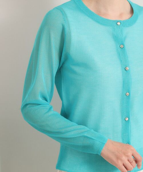 ITS'DEMO / イッツデモ カーディガン・ボレロ | 【手洗い可】ラメニットクルーネックカーディガン | 詳細27