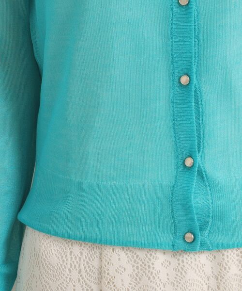 ITS'DEMO / イッツデモ カーディガン・ボレロ | 【手洗い可】ラメニットクルーネックカーディガン | 詳細28