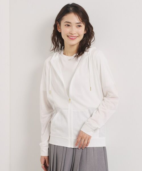 ITS'DEMO / イッツデモ パーカー | 【手洗い可】UVカットパーカ（オフホワイト(003)）