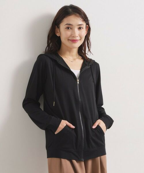 ITS'DEMO / イッツデモ パーカー | 【手洗い可】UVカットパーカ（ブラック(019)）