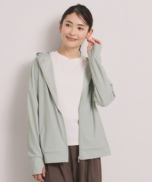 ITS'DEMO / イッツデモ パーカー | 【遮熱／UVケア／接触冷感／吸水速乾】本気のUV対策多機能パーカー（ミントグリーン(021)）