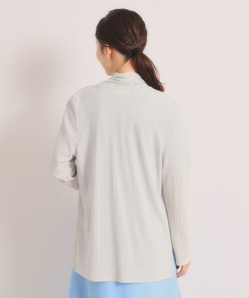 ITS'DEMO / イッツデモ カーディガン・ボレロ | シアーテレコ着流しカーディガン | 詳細19