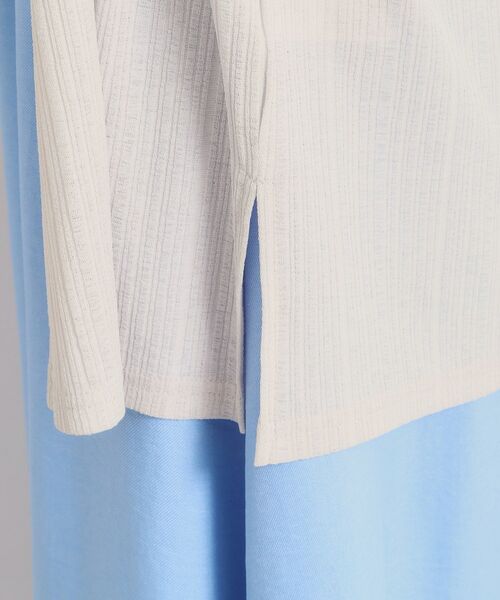 ITS'DEMO / イッツデモ カーディガン・ボレロ | シアーテレコ着流しカーディガン | 詳細23
