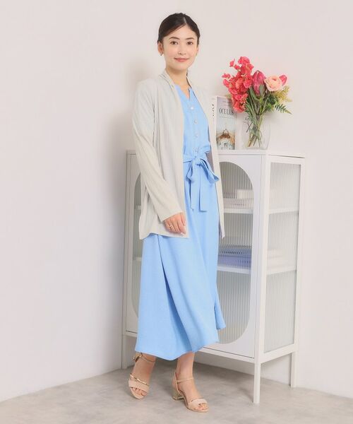 ITS'DEMO / イッツデモ カーディガン・ボレロ | シアーテレコ着流しカーディガン | 詳細7
