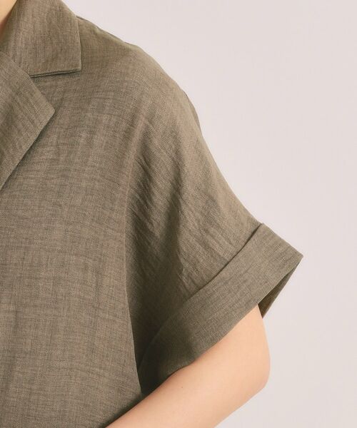 ITS'DEMO / イッツデモ テーラードジャケット | 【UVケア／接触冷感／吸水速乾／洗濯機OK】柔らかリネンライクジャケット | 詳細13