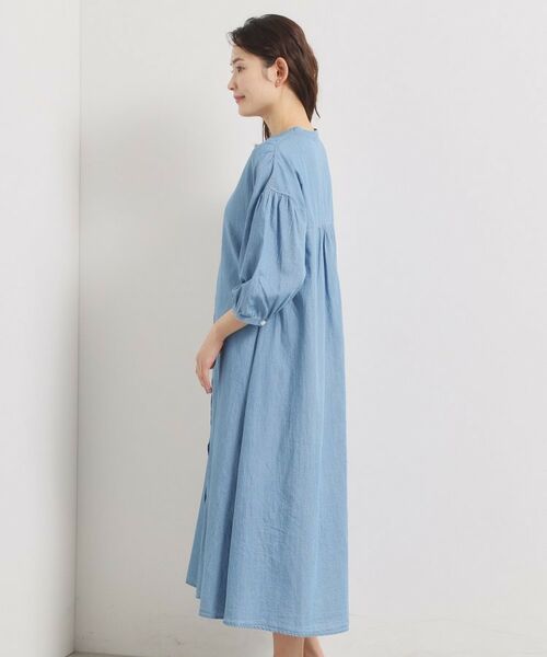 ITS'DEMO / イッツデモ ロング・マキシ丈ワンピース | 【洗濯機OK】シアーデニムワンピース | 詳細14