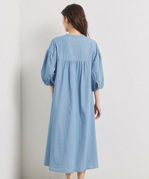 ITS'DEMO / イッツデモ ロング・マキシ丈ワンピース | 【洗濯機OK】シアーデニムワンピース | 詳細15