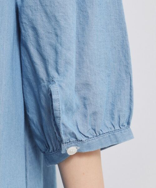 ITS'DEMO / イッツデモ ロング・マキシ丈ワンピース | 【洗濯機OK】シアーデニムワンピース | 詳細18