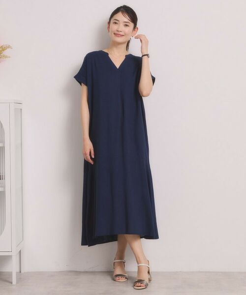 ITS'DEMO / イッツデモ ロング・マキシ丈ワンピース | リネン混ワンピース | 詳細11