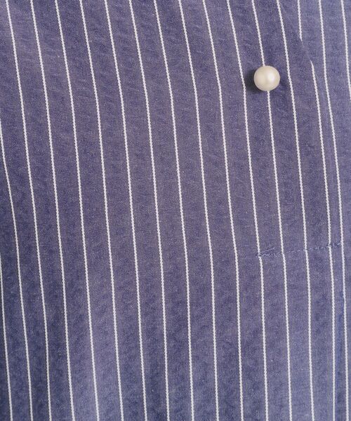 ITS'DEMO / イッツデモ ミニ丈・ひざ丈ワンピース | 【手洗い可】サッカーストライプスキッパーワンピース | 詳細7