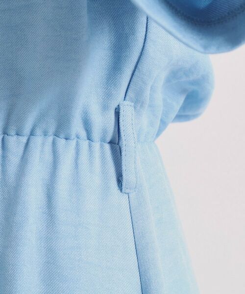 ITS'DEMO / イッツデモ ミニ丈・ひざ丈ワンピース | 【UVケア／イージーケア／洗濯機OK】柔らかリネンライクワンピース | 詳細19