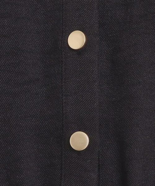 ITS'DEMO / イッツデモ ミニ丈・ひざ丈ワンピース | 【UVケア／イージーケア／洗濯機OK】柔らかリネンライクワンピース | 詳細4