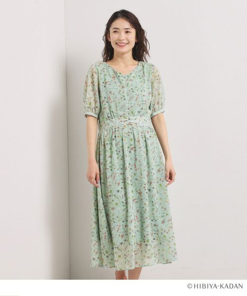 ITS'DEMO / イッツデモ ロング・マキシ丈ワンピース | 【ITS’DEMO × HIBIYA－KADAN】ドビーワンピース | 詳細20