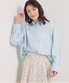 ITS'DEMO / イッツデモ シャツ・ブラウス | 【洗濯機OK】シアーデニムシャツ
