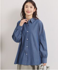 ITS'DEMO / イッツデモ シャツ・ブラウス | 【洗濯機OK】シアーデニムシャツ