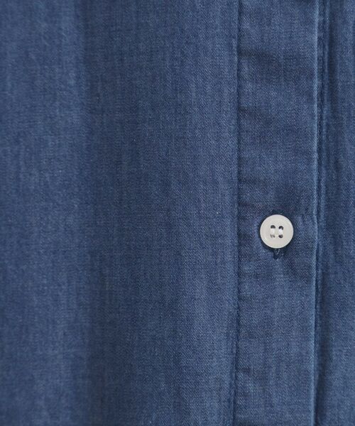 ITS'DEMO / イッツデモ シャツ・ブラウス | 【洗濯機OK】シアーデニムシャツ | 詳細12