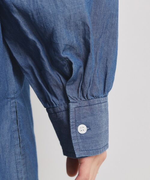 ITS'DEMO / イッツデモ シャツ・ブラウス | 【洗濯機OK】シアーデニムシャツ | 詳細18