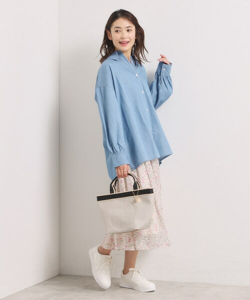 ITS'DEMO / イッツデモ シャツ・ブラウス | 【洗濯機OK】シアーデニムシャツ | 詳細7