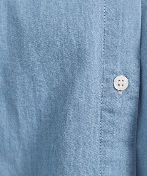 ITS'DEMO / イッツデモ シャツ・ブラウス | 【洗濯機OK】シアーデニムシャツ | 詳細8