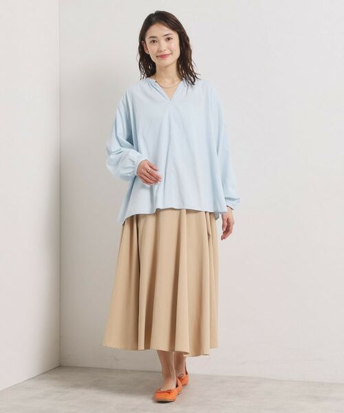 ITS'DEMO / イッツデモ シャツ・ブラウス | 【洗濯機OK】シアーデニムスキッパーブラウス | 詳細3