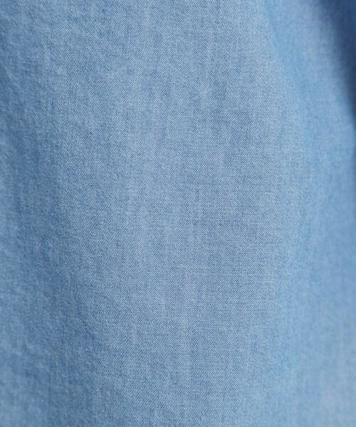 ITS'DEMO / イッツデモ シャツ・ブラウス | 【洗濯機OK】シアーデニムスキッパーブラウス | 詳細8