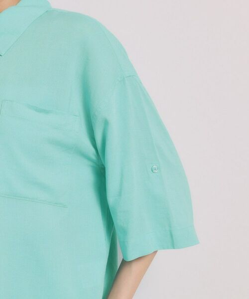ITS'DEMO / イッツデモ シャツ・ブラウス | 【手洗い可／セットアップ可】リネン混ポケット付きシャツ | 詳細20