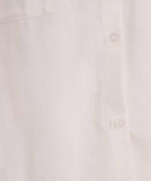ITS'DEMO / イッツデモ シャツ・ブラウス | 【手洗い可／セットアップ可】リネン混ポケット付きシャツ | 詳細4