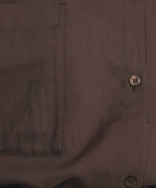 ITS'DEMO / イッツデモ シャツ・ブラウス | 【手洗い可／セットアップ可】リネン混ポケット付きシャツ | 詳細8