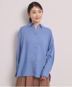 ITS'DEMO / イッツデモ シャツ・ブラウス | 【手洗い可】リネン混ベーシックシャツ