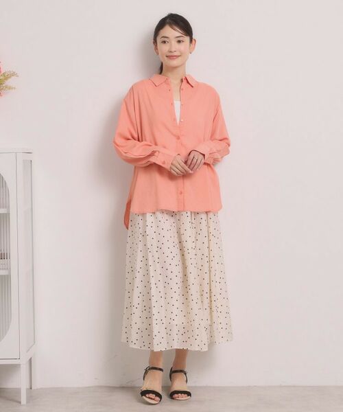 ITS'DEMO / イッツデモ シャツ・ブラウス | 【手洗い可】リネン混ベーシックシャツ | 詳細11