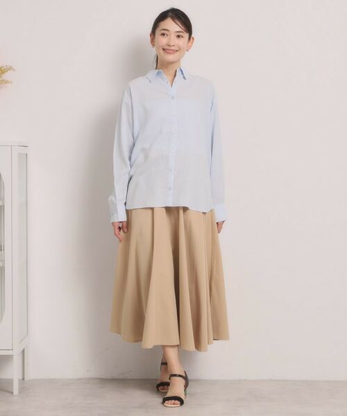 ITS'DEMO / イッツデモ シャツ・ブラウス | 【手洗い可】リネン混ベーシックシャツ | 詳細15