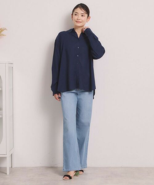 ITS'DEMO / イッツデモ シャツ・ブラウス | 【手洗い可】リネン混ベーシックシャツ | 詳細22