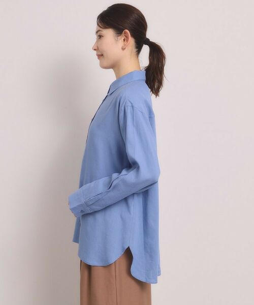 ITS'DEMO / イッツデモ シャツ・ブラウス | 【手洗い可】リネン混ベーシックシャツ | 詳細26