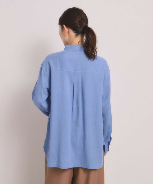 ITS'DEMO / イッツデモ シャツ・ブラウス | 【手洗い可】リネン混ベーシックシャツ | 詳細27