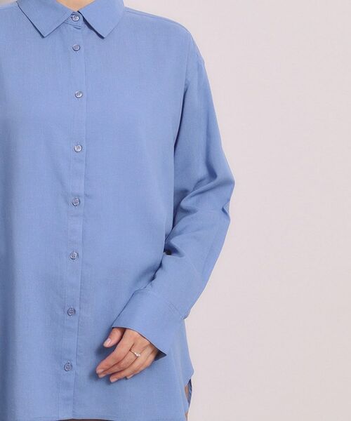 ITS'DEMO / イッツデモ シャツ・ブラウス | 【手洗い可】リネン混ベーシックシャツ | 詳細29