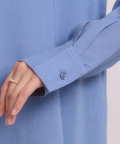 ITS'DEMO / イッツデモ シャツ・ブラウス | 【手洗い可】リネン混ベーシックシャツ | 詳細30