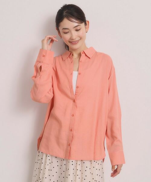 ITS'DEMO / イッツデモ シャツ・ブラウス | 【手洗い可】リネン混ベーシックシャツ | 詳細9
